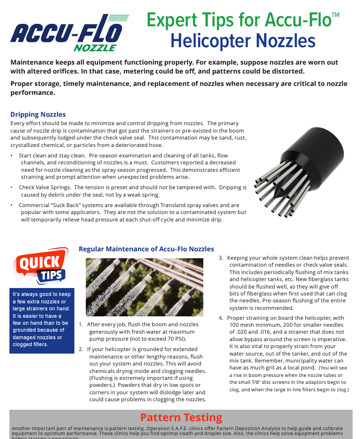 Accu-Flo Nozzles 